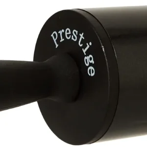 The Prestige rolling pin features ergonomic handles for a comfortable grip and a smooth surface for easy dough rolling, making it ideal for baking cookies, pastries, and pizza crusts.