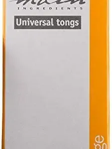 A stainless steel Prestige Serving Tong is displayed, highlighting its durable construction and suitability for preparing and serving dishes in the kitchen, and is also dishwasher safe.