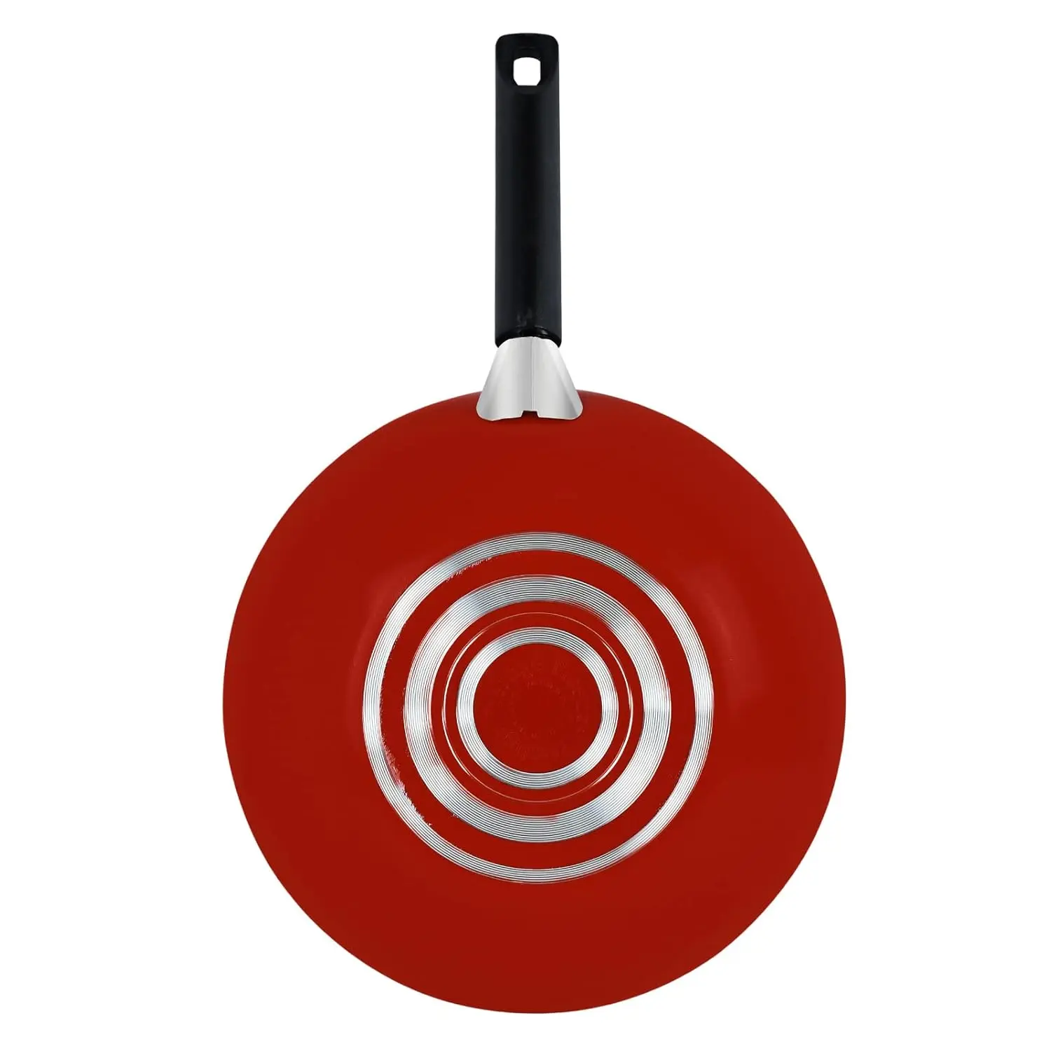 This Prestige wok and fry pan set includes a 28cm nonstick fry pan, 26cm nonstick wok pan, and a shatter-resistant glass lid with a steam vent for fast, healthy cooking.