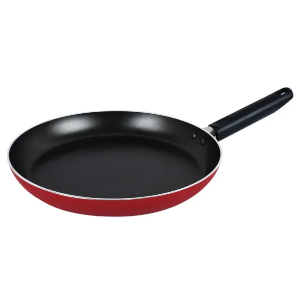 This Prestige wok and fry pan set includes a 28cm nonstick fry pan, 26cm nonstick wok pan, and a shatter-resistant glass lid with a steam vent for fast, healthy cooking.