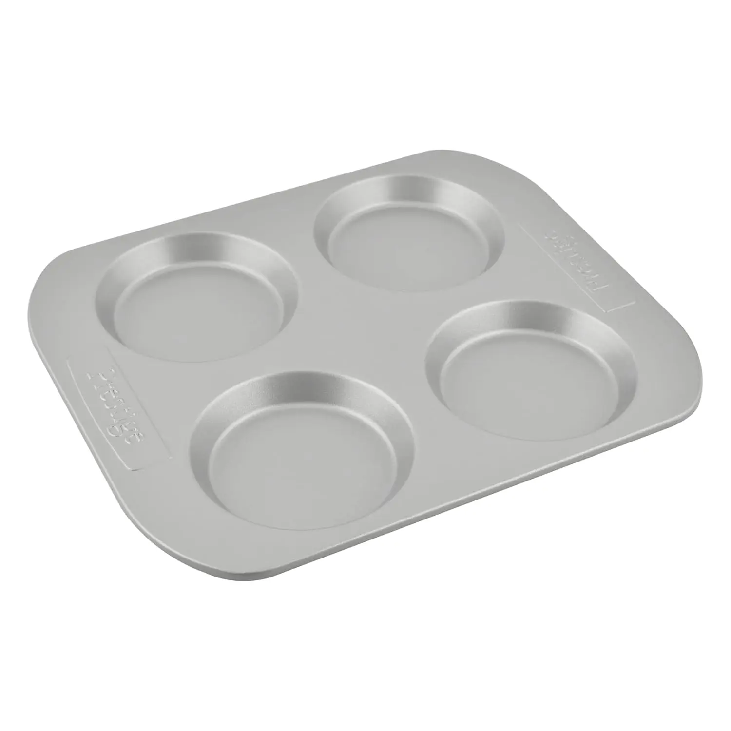 This is a Prestige 4-cup Yorkshire pudding tin made with heavy gauge material and a non-stick coating for easy baking and cleaning, and is oven safe up to 475°F.