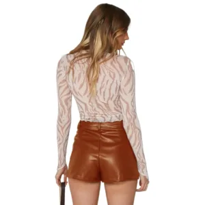 pu faux leather shorts 3
