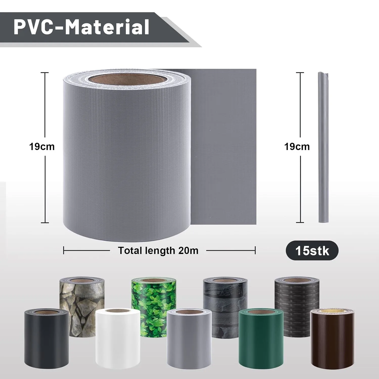 pvc privacy strips 5