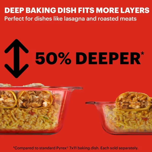 pyrex deep baking dish 3