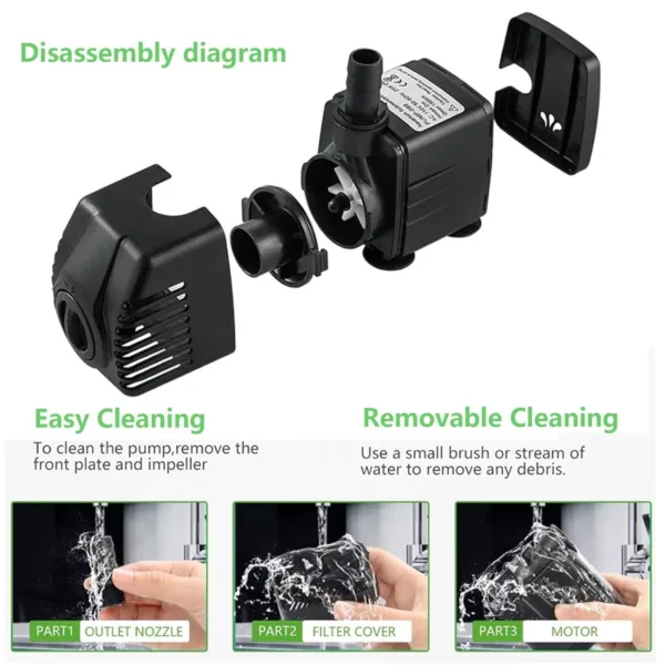 quiet submersible water pump 4