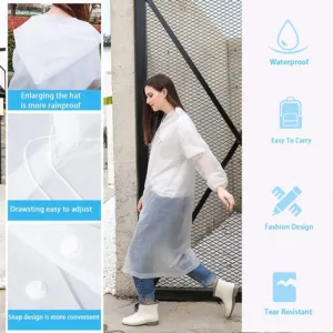 rain poncho reusable raincoat 4