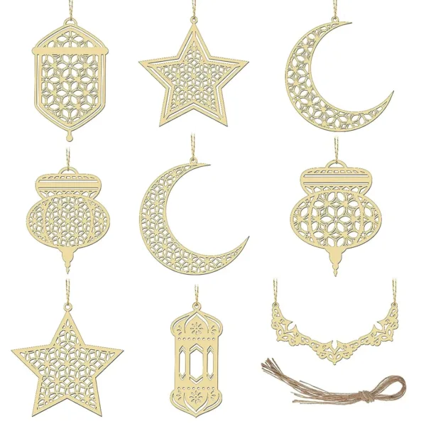 ramadan wooden ornaments 1