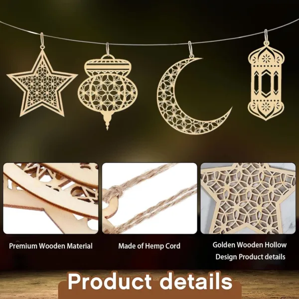 ramadan wooden ornaments 3