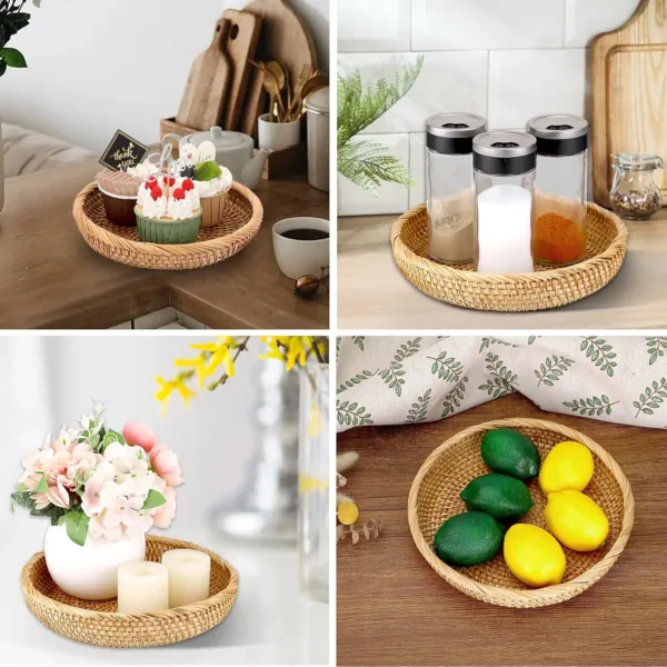 rattan basket bowl key 3