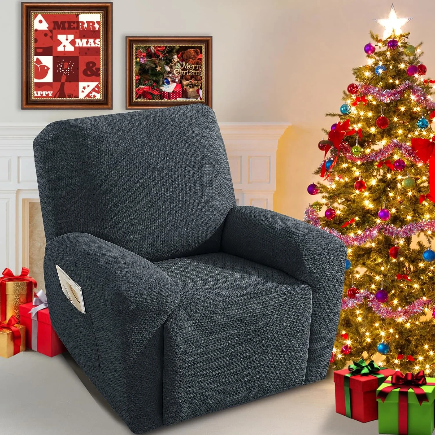 recliner chair cover 4piece 2