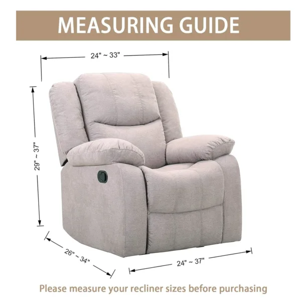 recliner chair cover 4piece 5