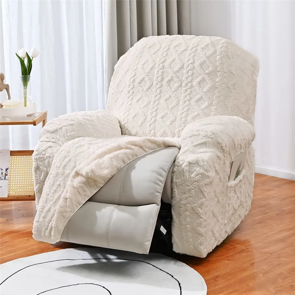 recliner chair cover beige 3