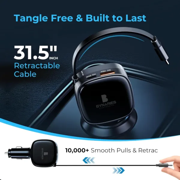 retractable car charger 3