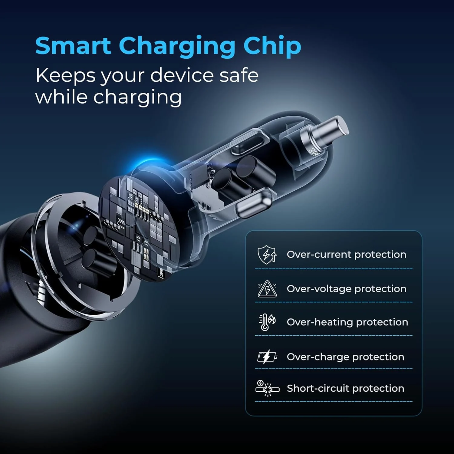 retractable car charger 5