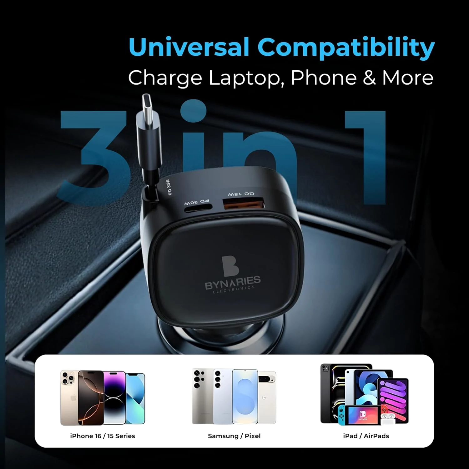 retractable car charger 6
