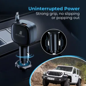 retractable car charger 7