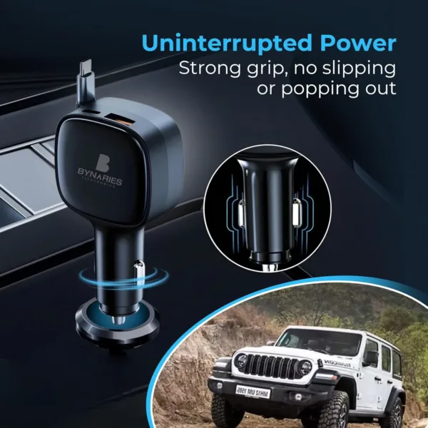 retractable car charger 7