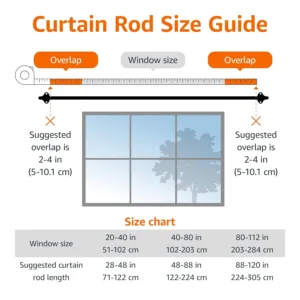 room darkening curtain rod 2