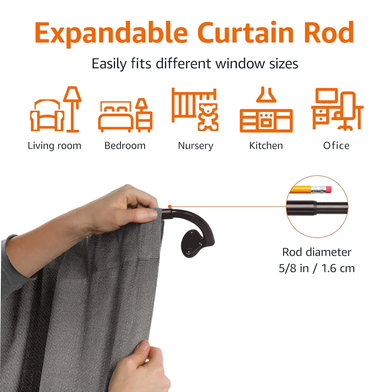 room darkening curtain rod 4