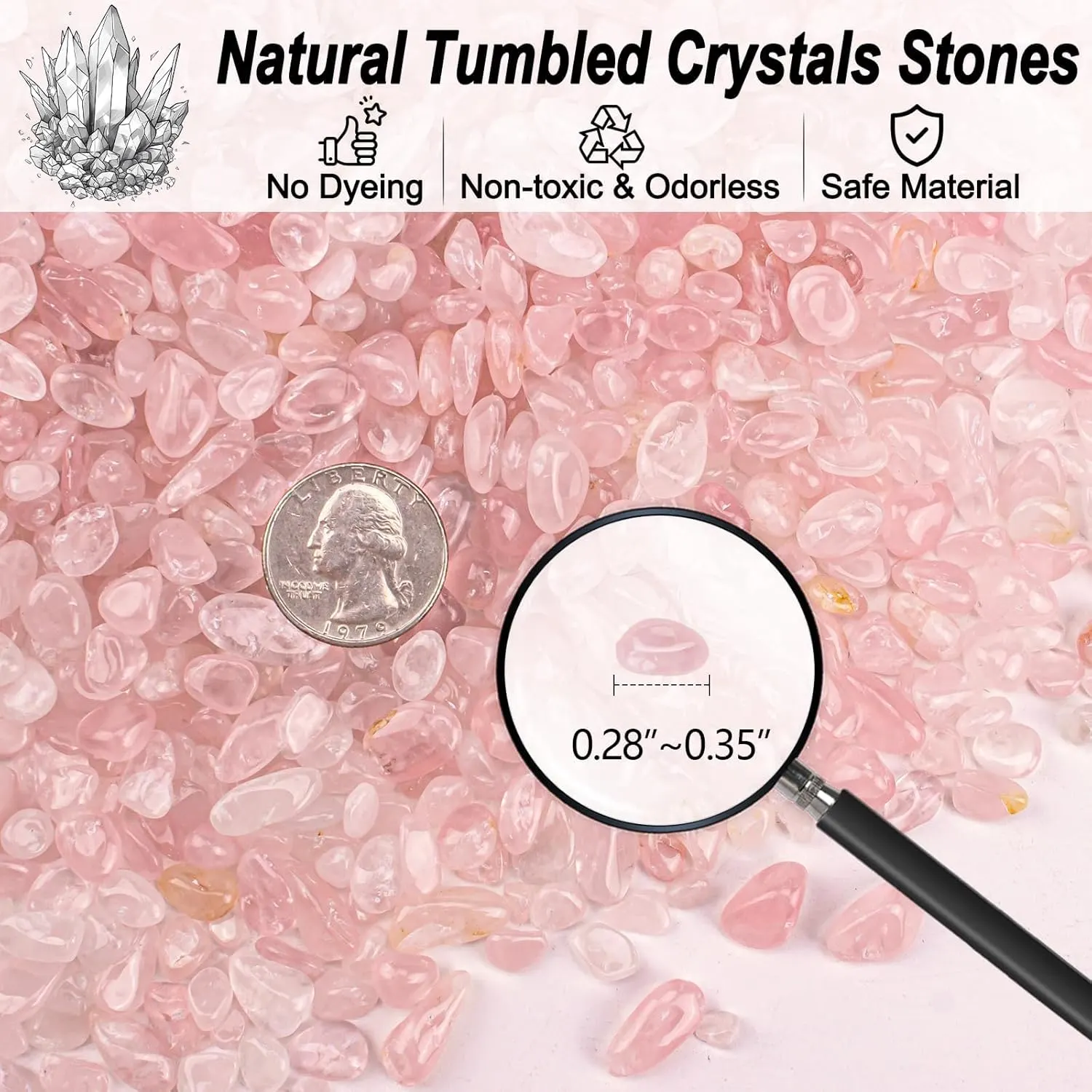 rose quartz gravel 3