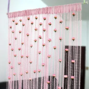 rose string curtain door 1