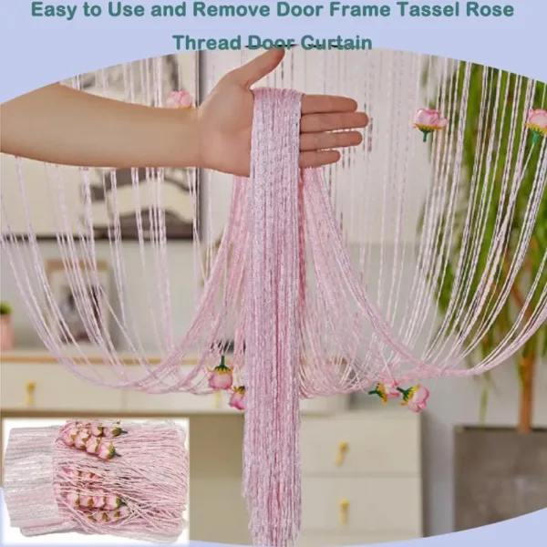 rose string curtain door 5