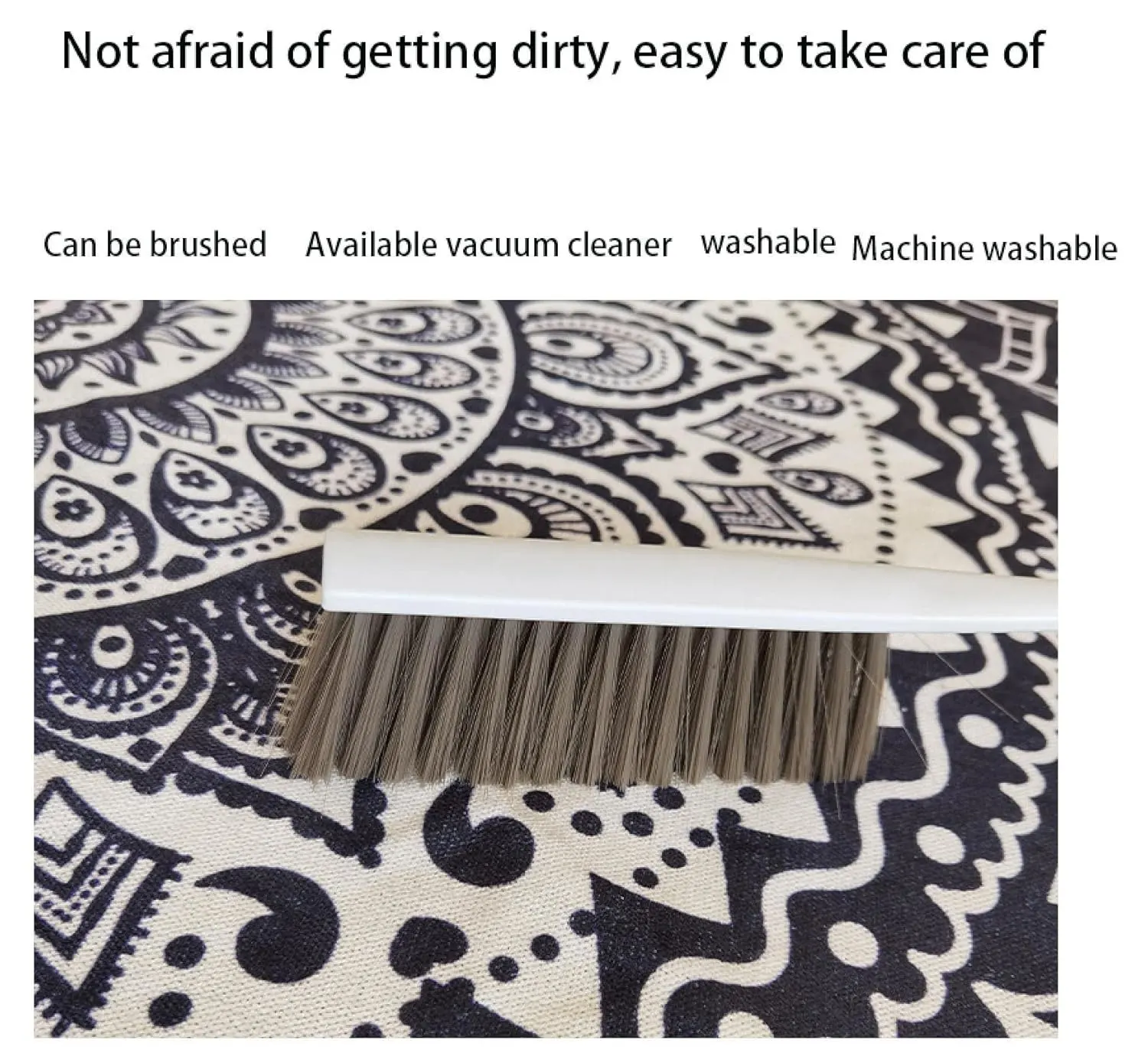 round carpet cotton linen 2