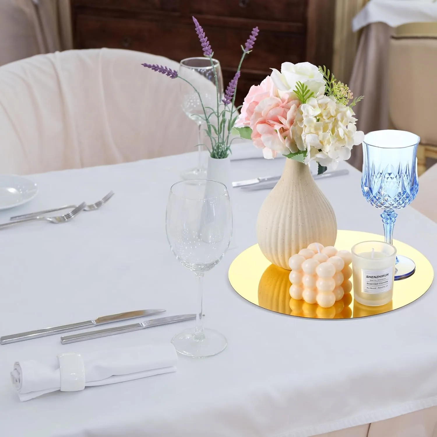 round mirrors centerpieces 4