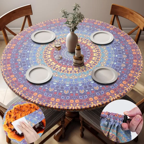 round tablecloth fitted 1