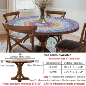 round tablecloth fitted 2