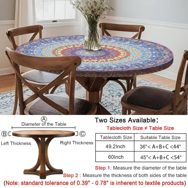 round tablecloth fitted 2