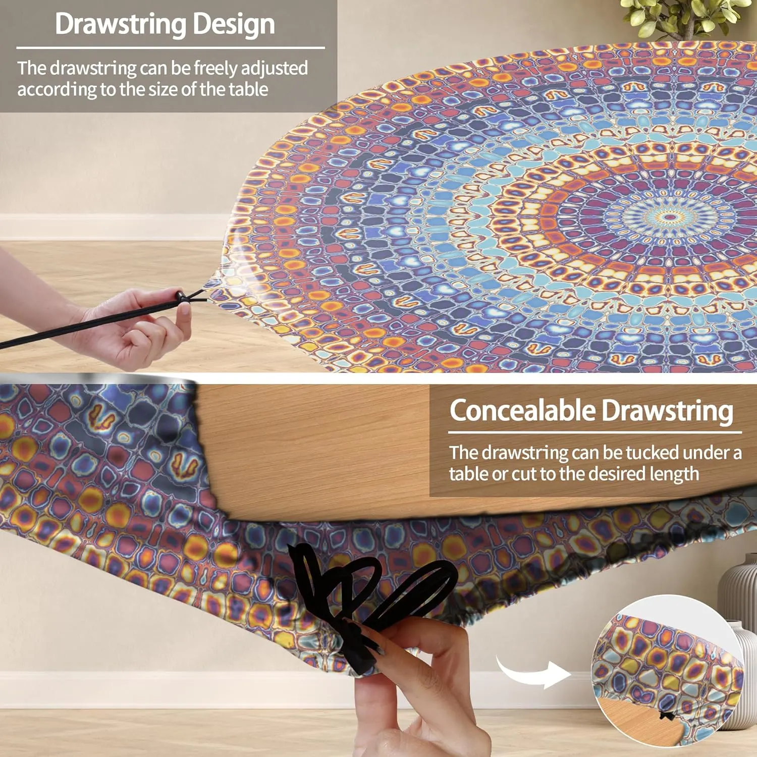 round tablecloth fitted 3