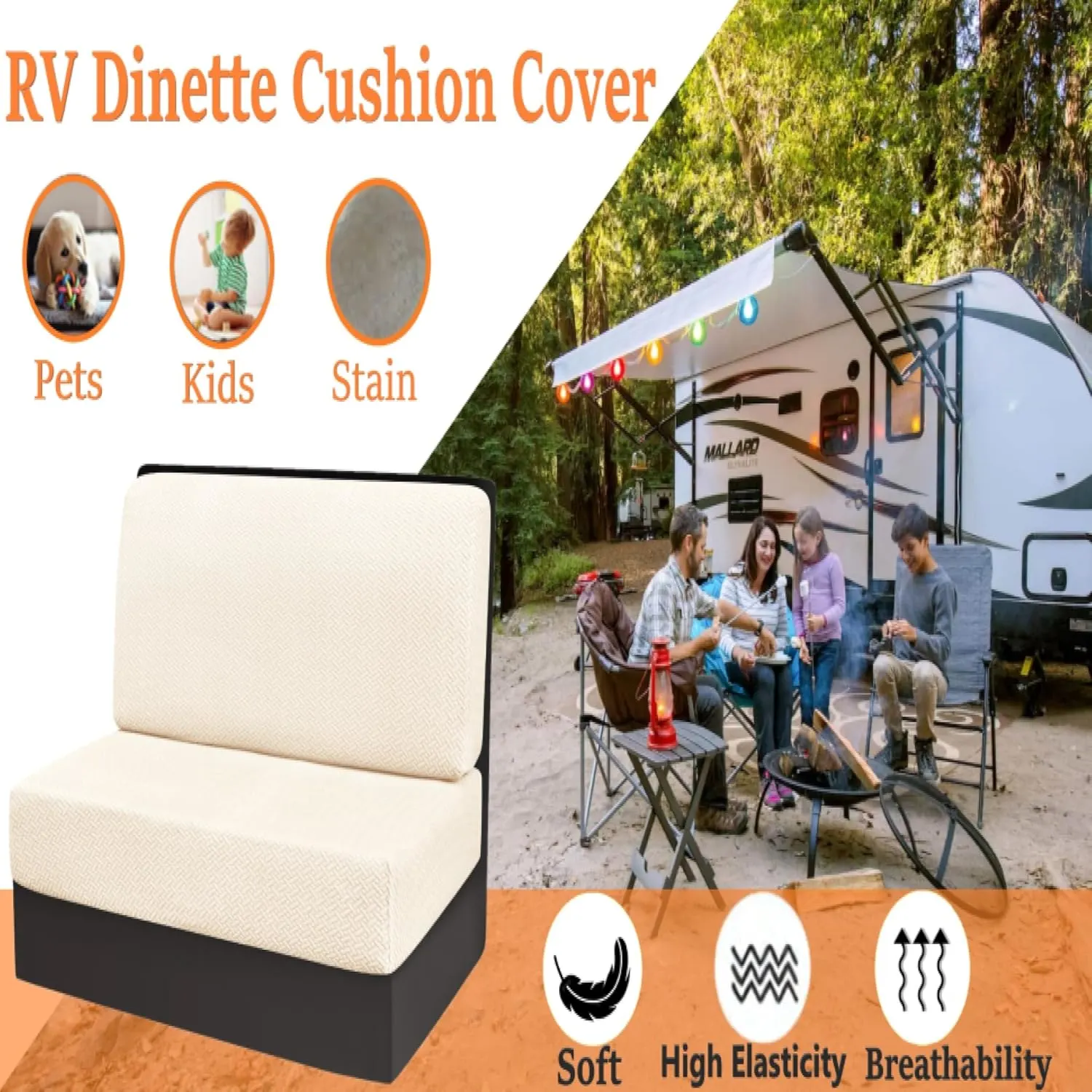 rv couch cover stretch 6
