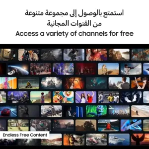 This is a Samsung 65-inch 4K UHD Smart TV with Crystal Processor 4K, MetalStream Design, Samsung Knox Security, and endless free content, providing a stunning viewing experience.