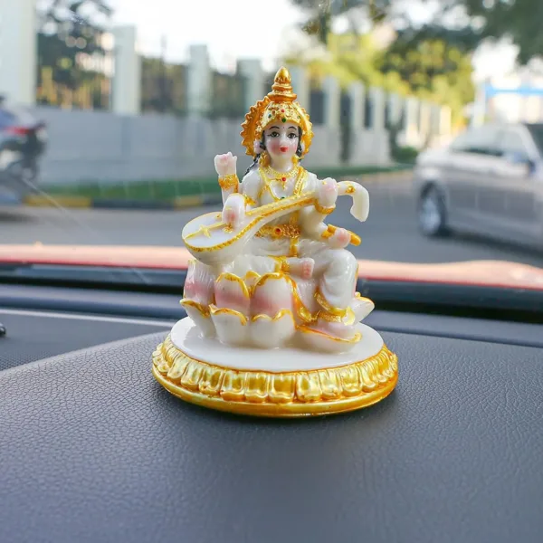 saraswati statue hindu goddess 2