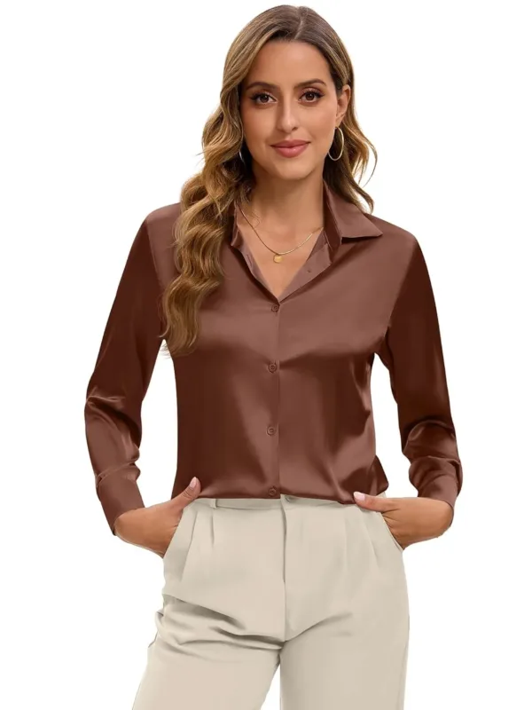 satin button shirt 3