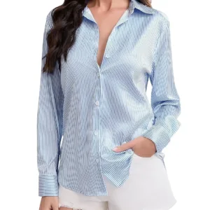 satin button shirt 6