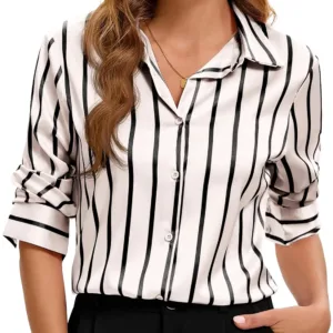 satin button shirt 7