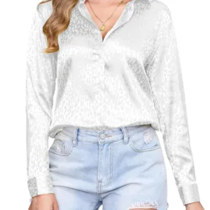 satin shirt women silk 7