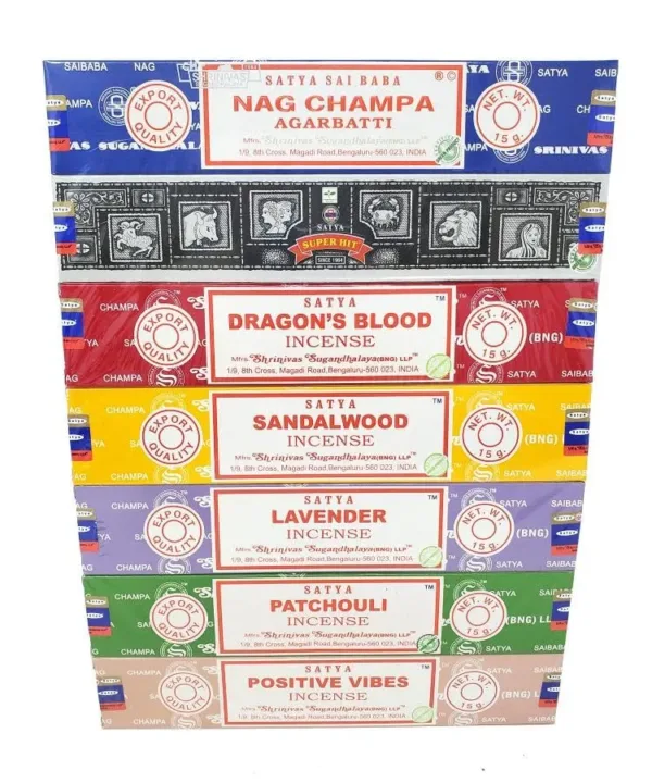 satya incense gift set 3