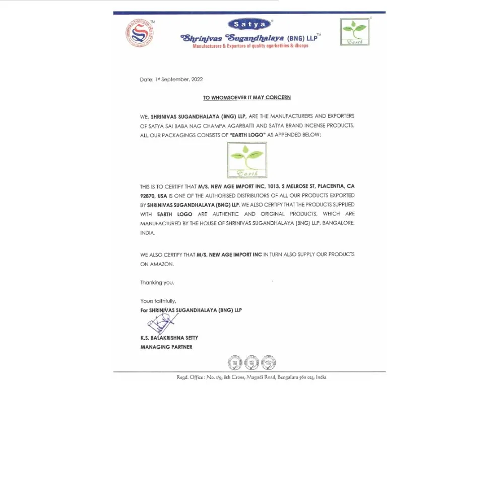 satya incense gift set 4