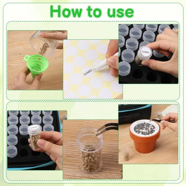 seed storage organizer box 4