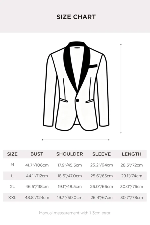 A men's Coucoland sequin blazer, crafted with a soft polyester inner fabric and shiny sequins, featuring a one-button closure, shawl collar, and shoulder pads, perfect for parties and special occasions.