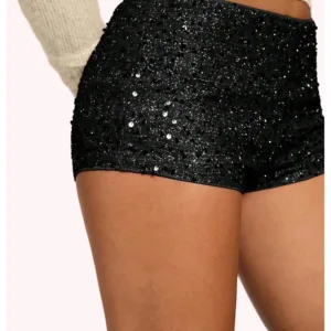 sequin shorts women 3
