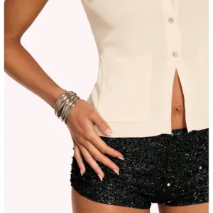 sequin shorts women 4