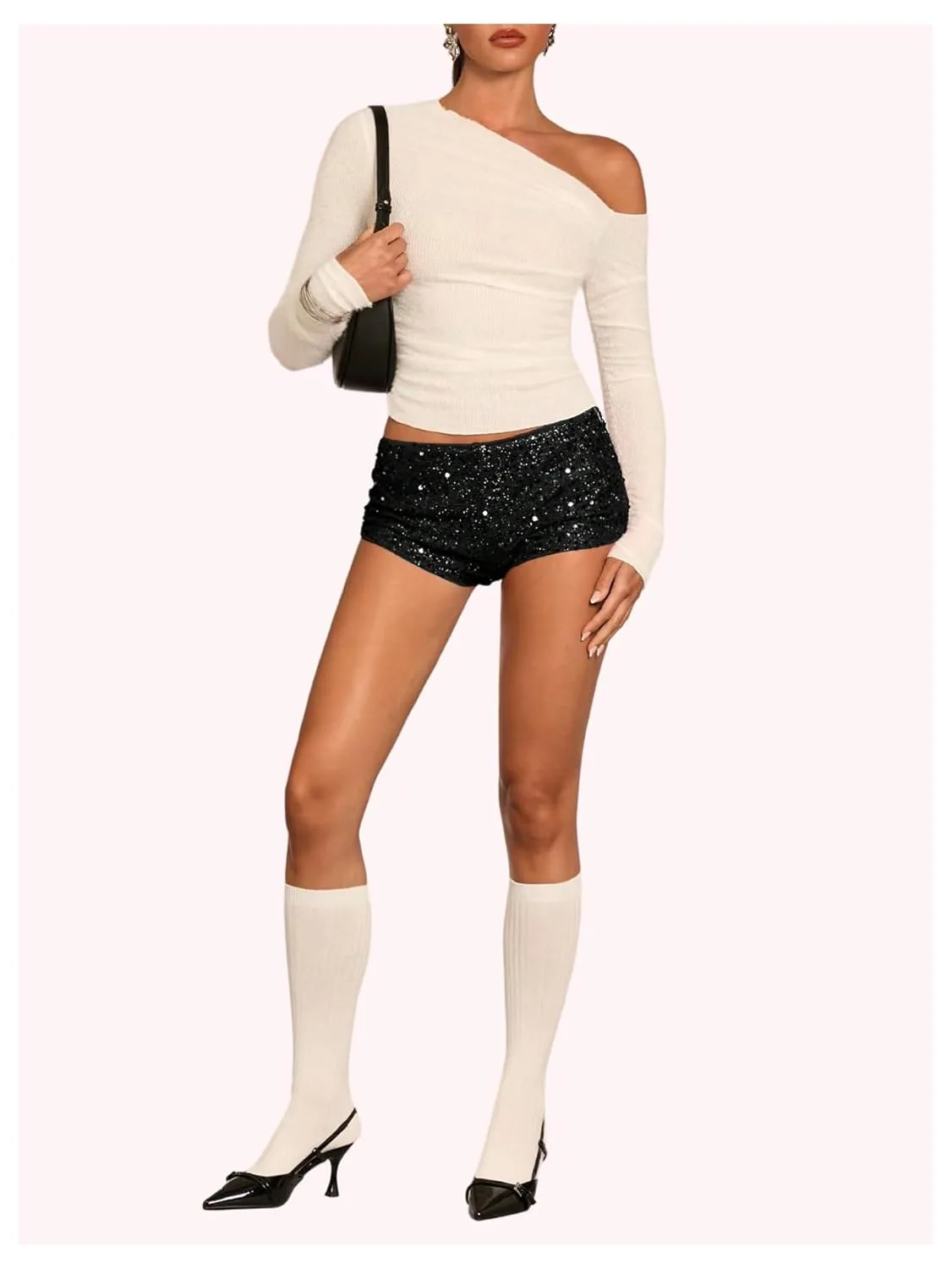 sequin shorts women 5