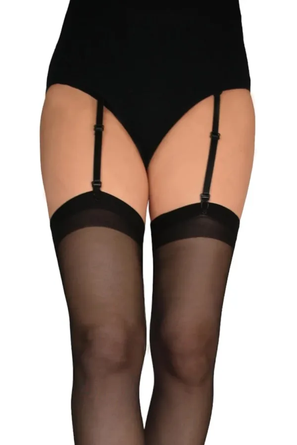 sheer plain stockings 3