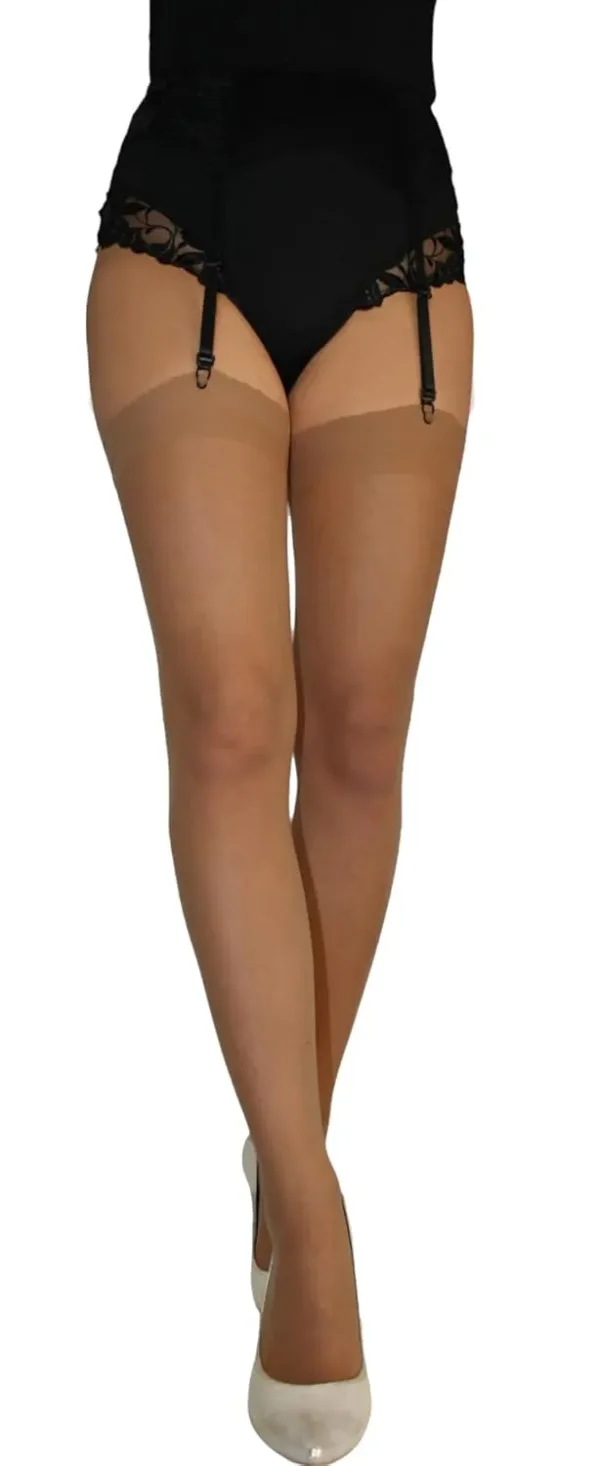 sheer plain stockings 6