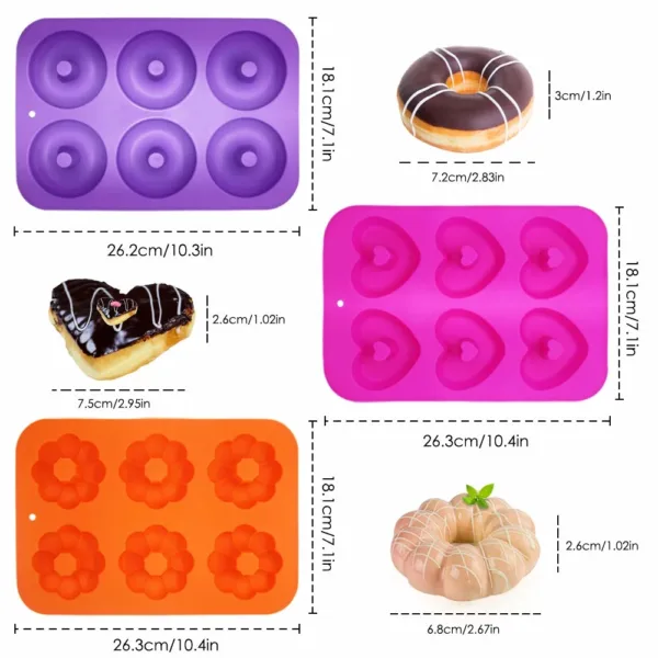 silicone donut molds 3