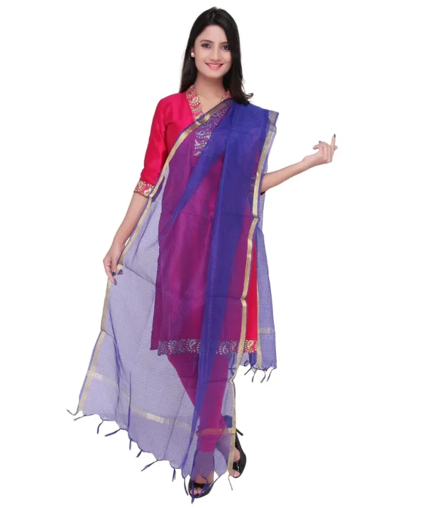 silk dupatta orange 5